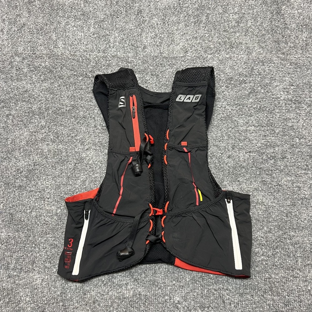 Salomon S/Lab Sense Ultra 3 Hydration Vest Unisex M/L Black Trail Running